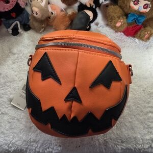 Halloween Pumpkin Crossbody Purse Bag
